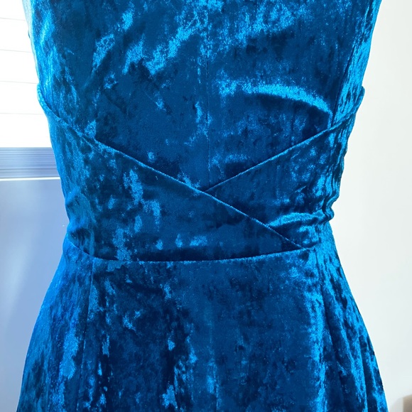 Teal formal party dress - Picture 5 of 7